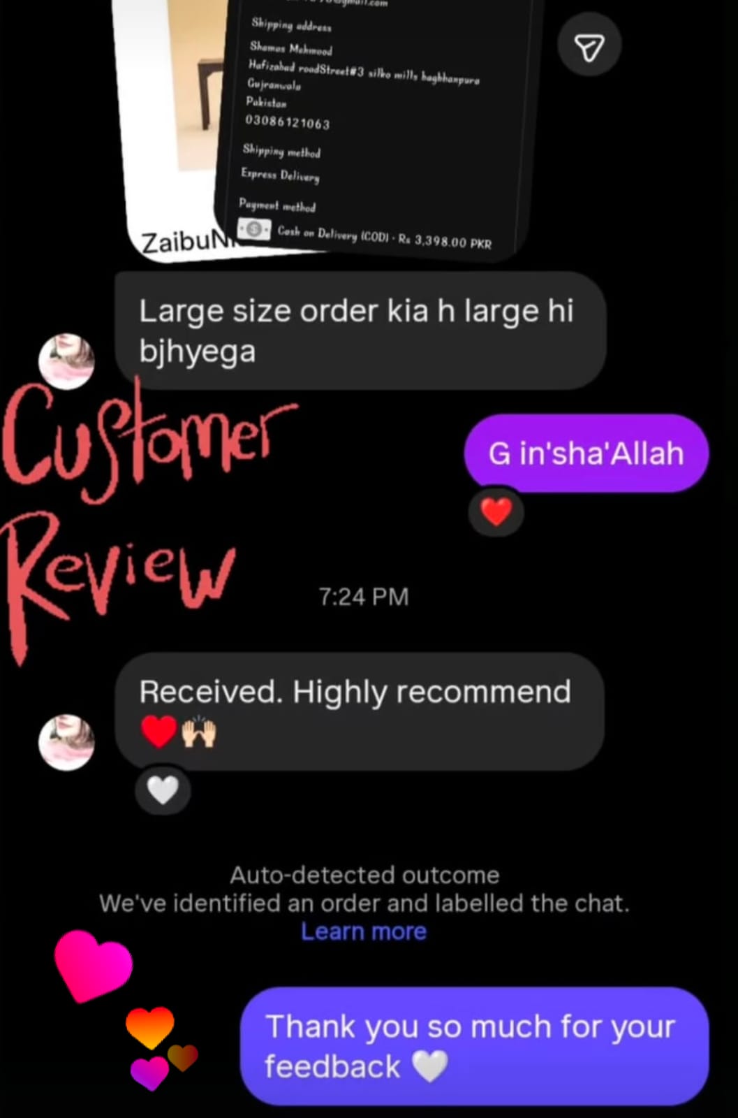 CUSTOMER REVIEW